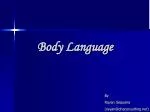 Body Language - slide 1