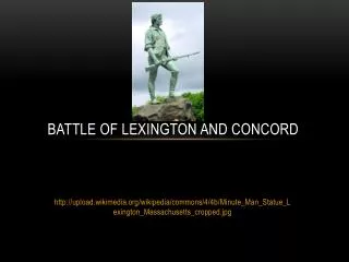 Battle of Lexington and Concord