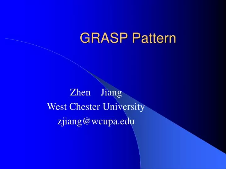 grasp pattern