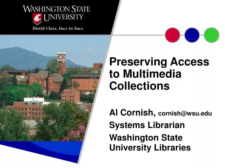 preserving access to multimedia collections