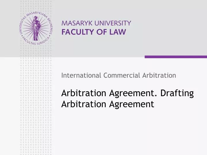 international commercial arbitration