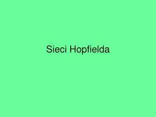 sieci hopfielda