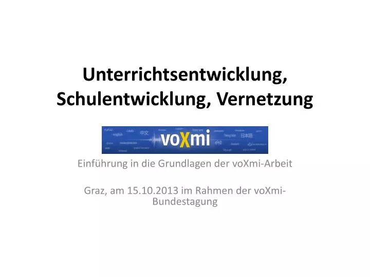 unterrichtsentwicklung schulentwicklung vernetzung