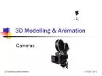 3D Modelling &amp; Animation - slide 1