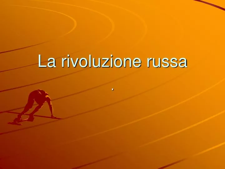 la rivoluzione russa