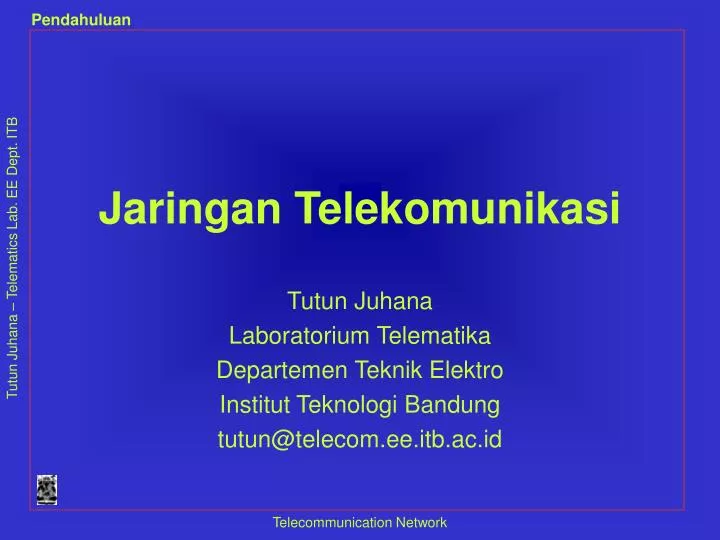 jaringan telekomunikasi
