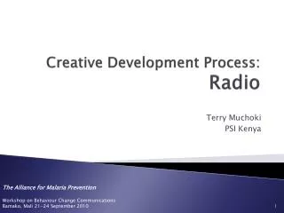 Creative Development Process: Radio