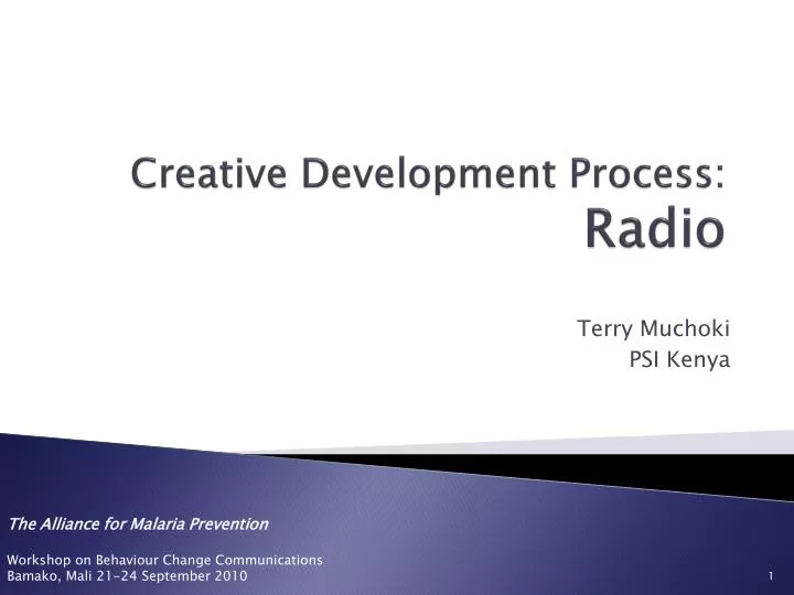 creative development process radio