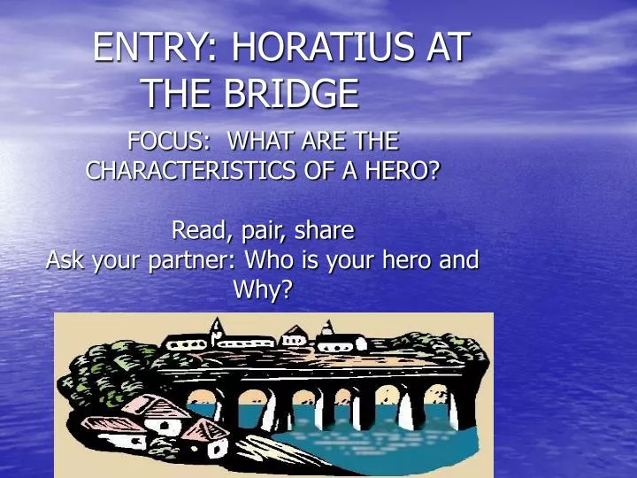 entry horatius at the bridge
