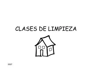 clases de limpieza
