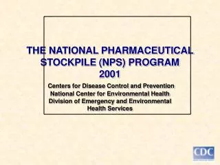 Role of the NPS Program Contents of the NPS Capacity of the NPS