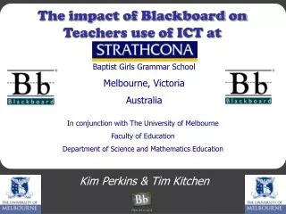 The impact of Blackboard on Teachers use of ICT at