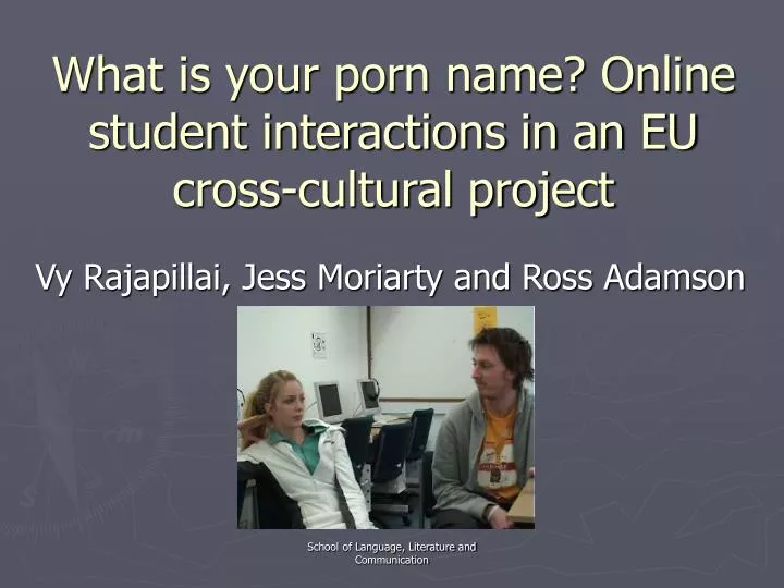 what is your porn name online student interactions in an eu cross cultural project