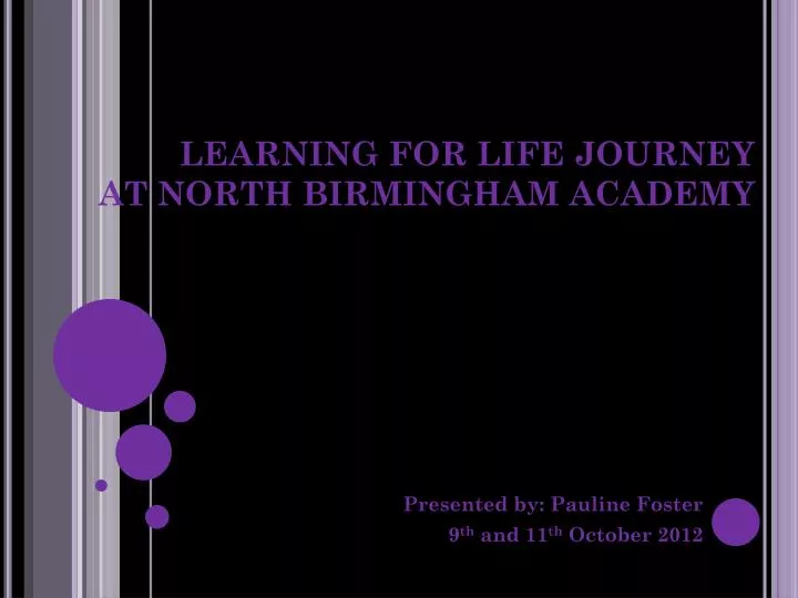 learning for life journey at north birmingham academy