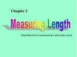 Measuring Length: Instruments, Units, and Observation Techniques in Scientific Investigations - slide 1