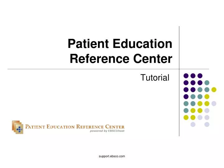 patient education reference center