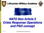 Lithuanian Military Academy - slide 1