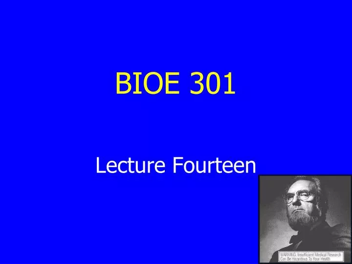 bioe 301