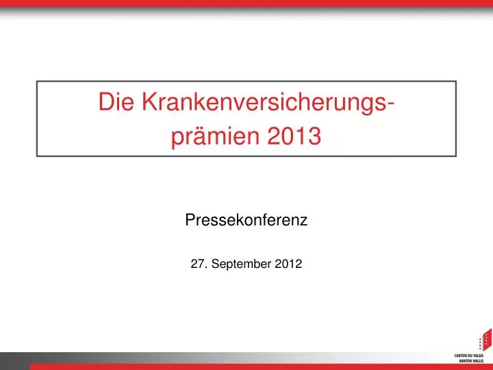 die krankenversicherungs pr mien 2013