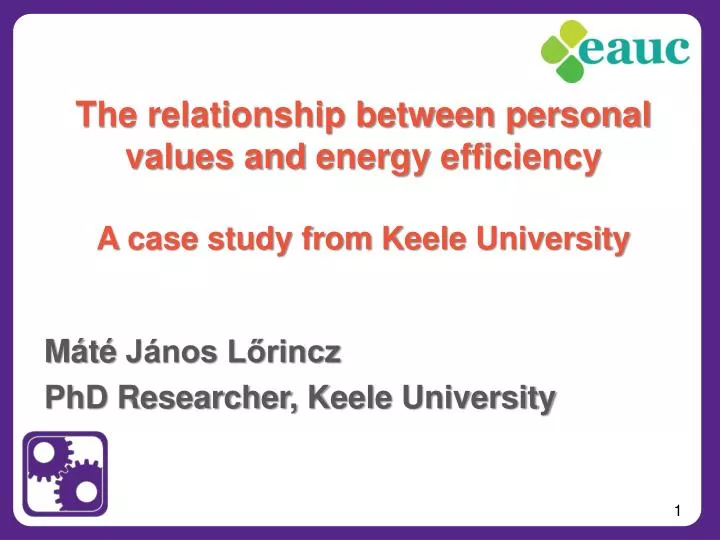 the relationship between personal values and energy efficiency a case study from keele university