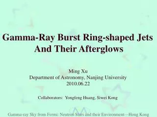 Gamma-Ray Burst Ring-shaped Jets And Their Afterglows