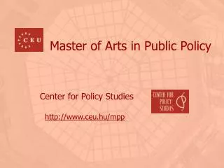 Master of Arts in Public Policy