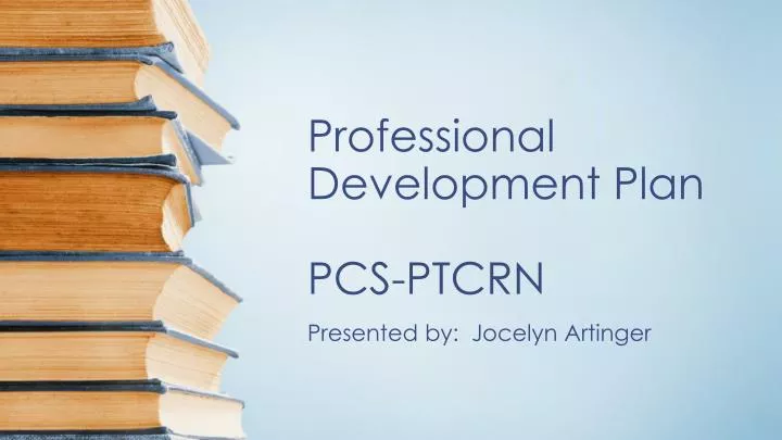 professional development plan pcs ptcrn
