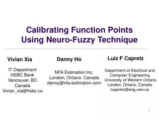 Calibrating Function Points Using Neuro-Fuzzy Technique