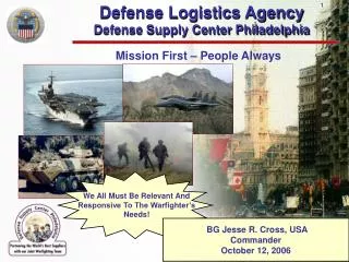 Defense Logistics Agency Defense Supply Center Philadelphia