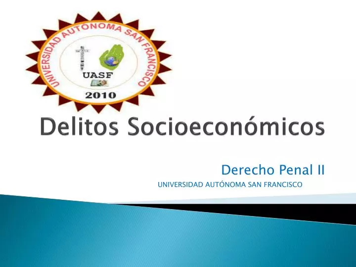 delitos socioecon micos