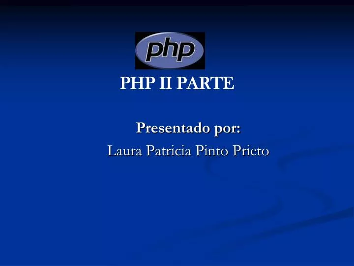 php ii parte