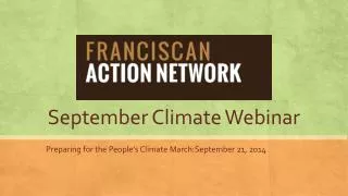 September Climate Webinar