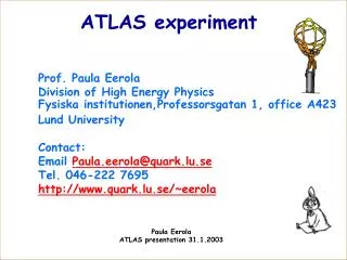 ATLAS experiment
