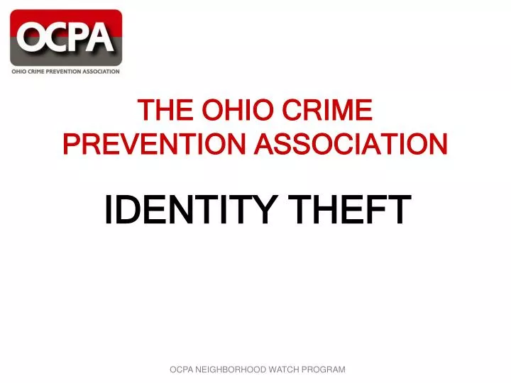 the ohio crime prevention association