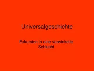 universalgeschichte