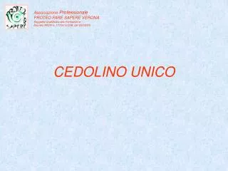 cedolino unico