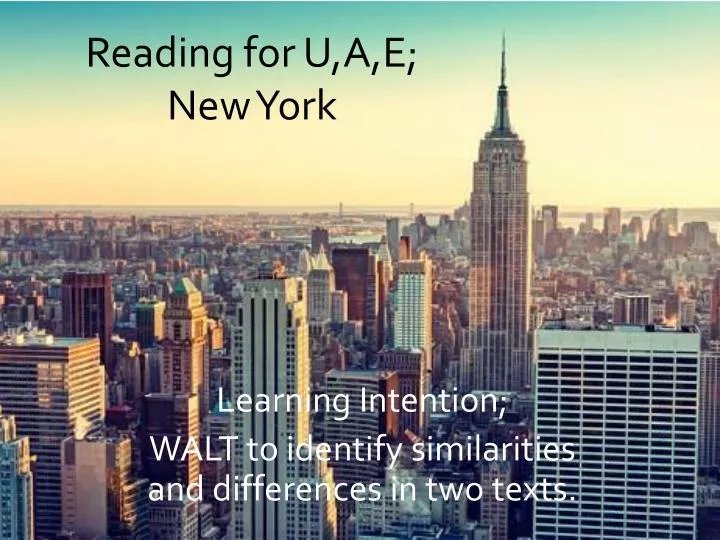 reading for u a e new york