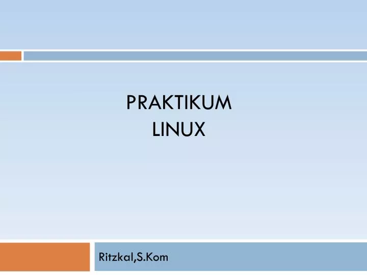 praktikum linux