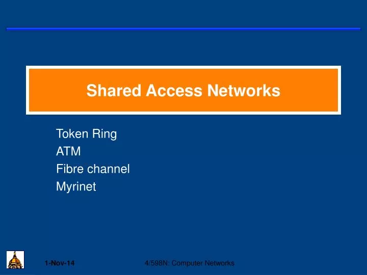 shared access networks