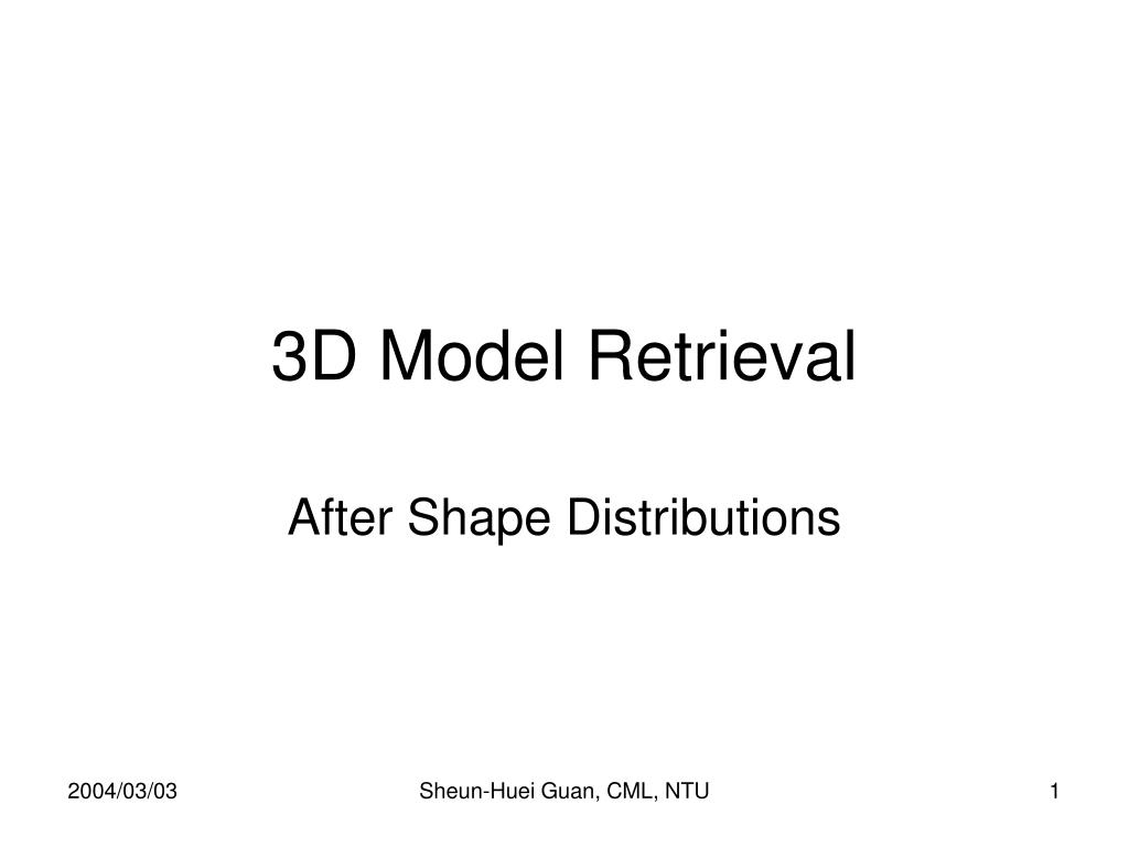 PPT - 3D Model Retrieval PowerPoint Presentation, free download - ID ...