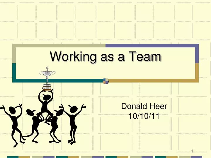 working as a team