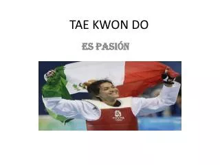 tae kwon do