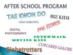 Exciting After-School Programs Starting Oct 20 - slide 1