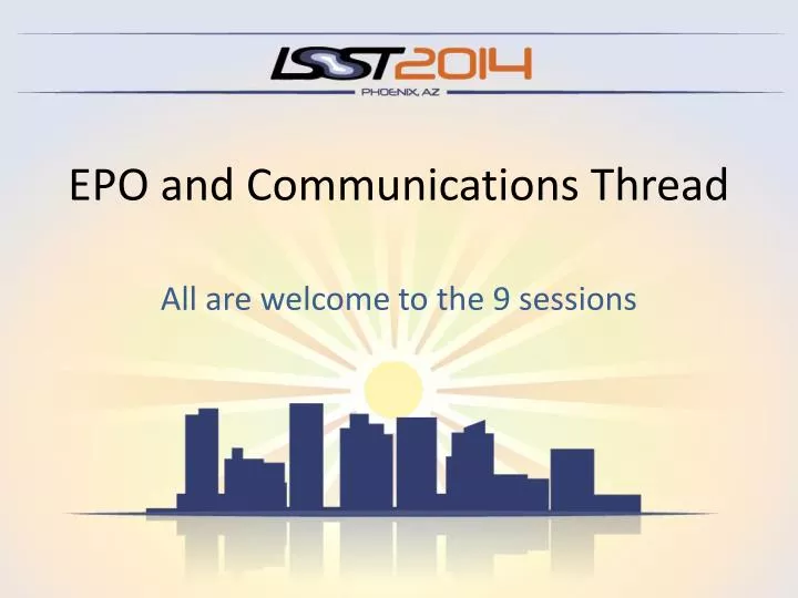 epo and communications thread