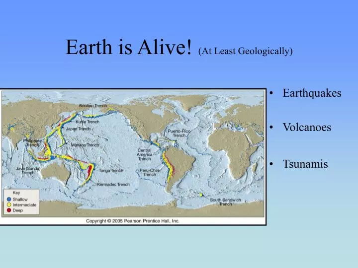 earth is alive at least geologically