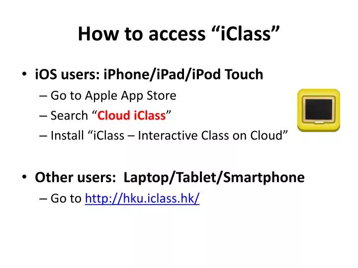 how to access iclass