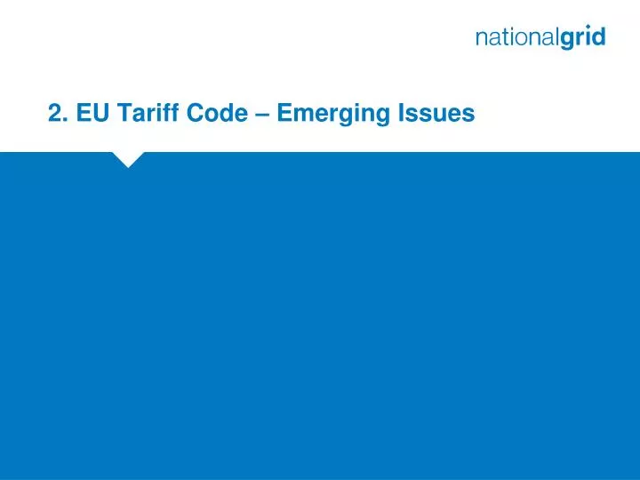 2 eu tariff code emerging issues