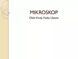 mikroskop