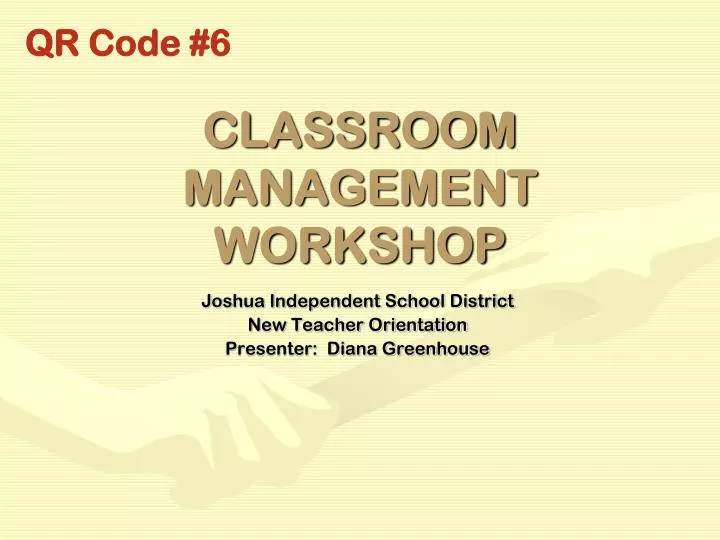 classroom management workshop