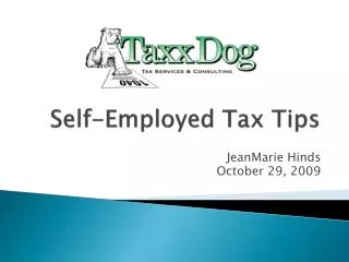 Self-Employed Tax Tips